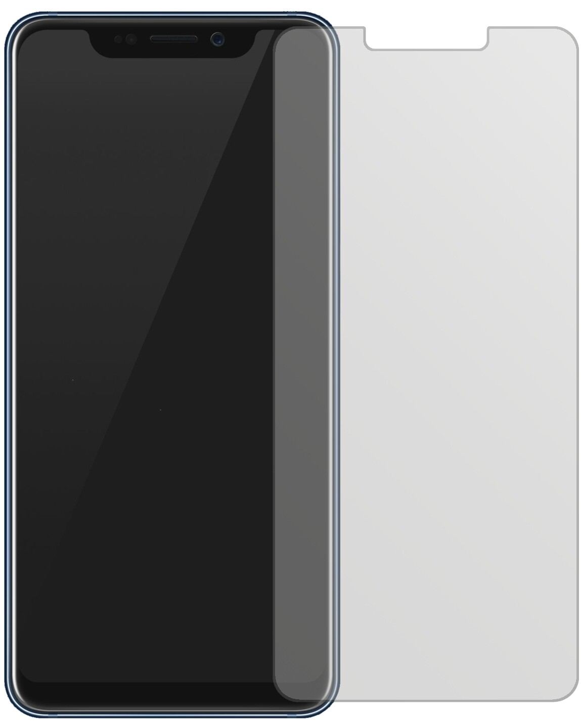 6x Schutzfolie matt für ZTE Axon 9 Pro Display-Sch (2)