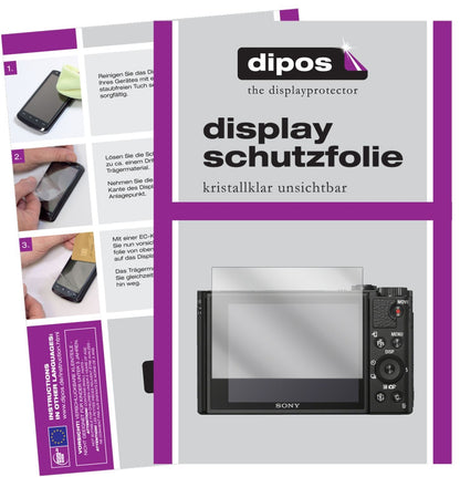6x Schutzfolie klar für Sony DSC-HX99 Display-Schu (1)