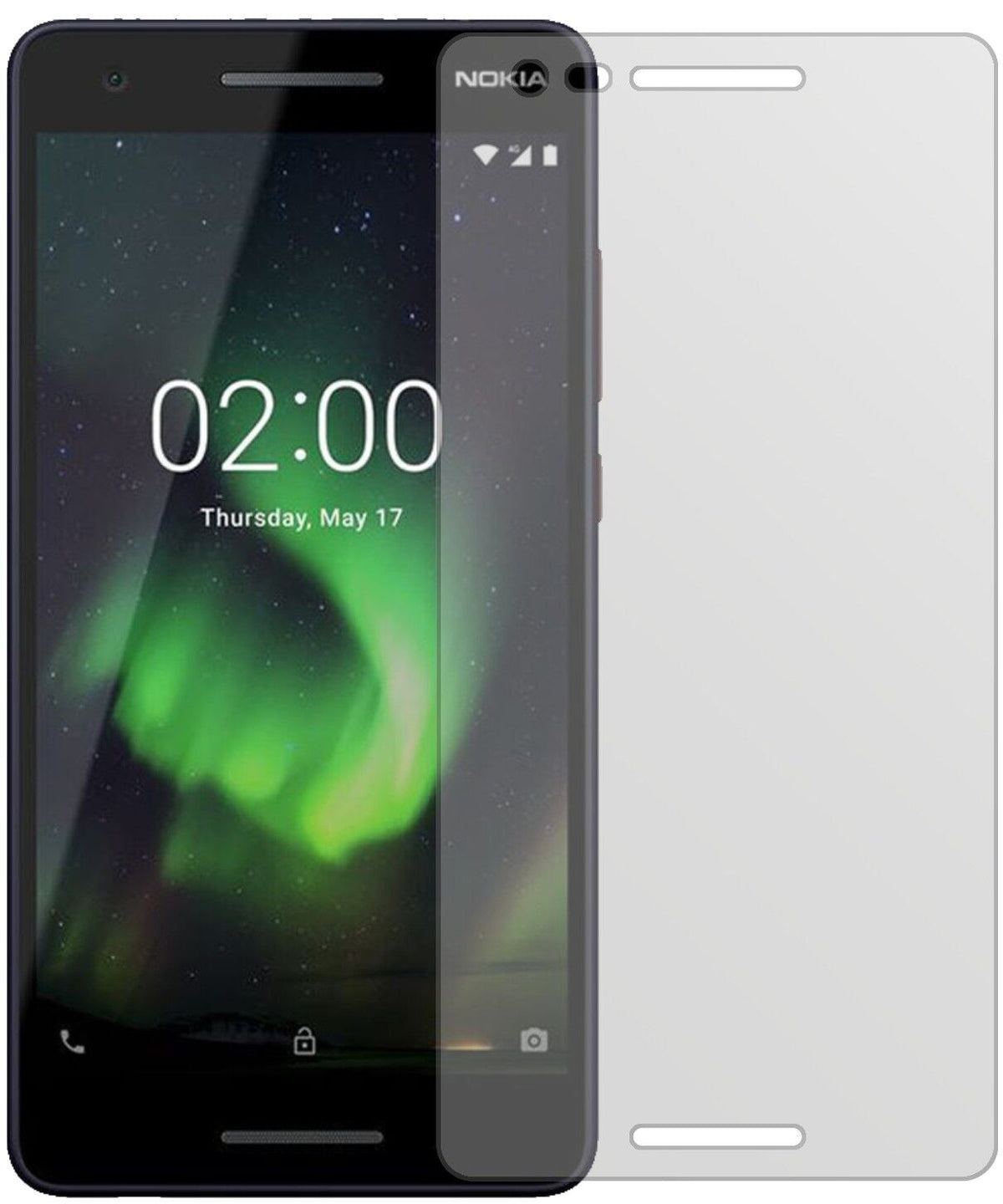 5x Schutzfolie matt für Nokia 46024 Display-Schutz (1)