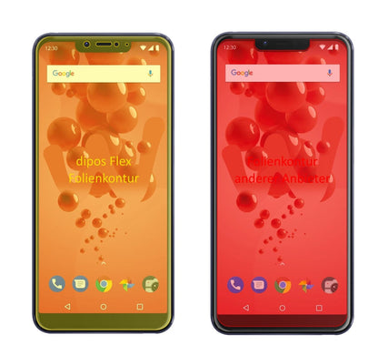 3x 3D Full Cover Schutzfolie für Wiko View2 Go (2)