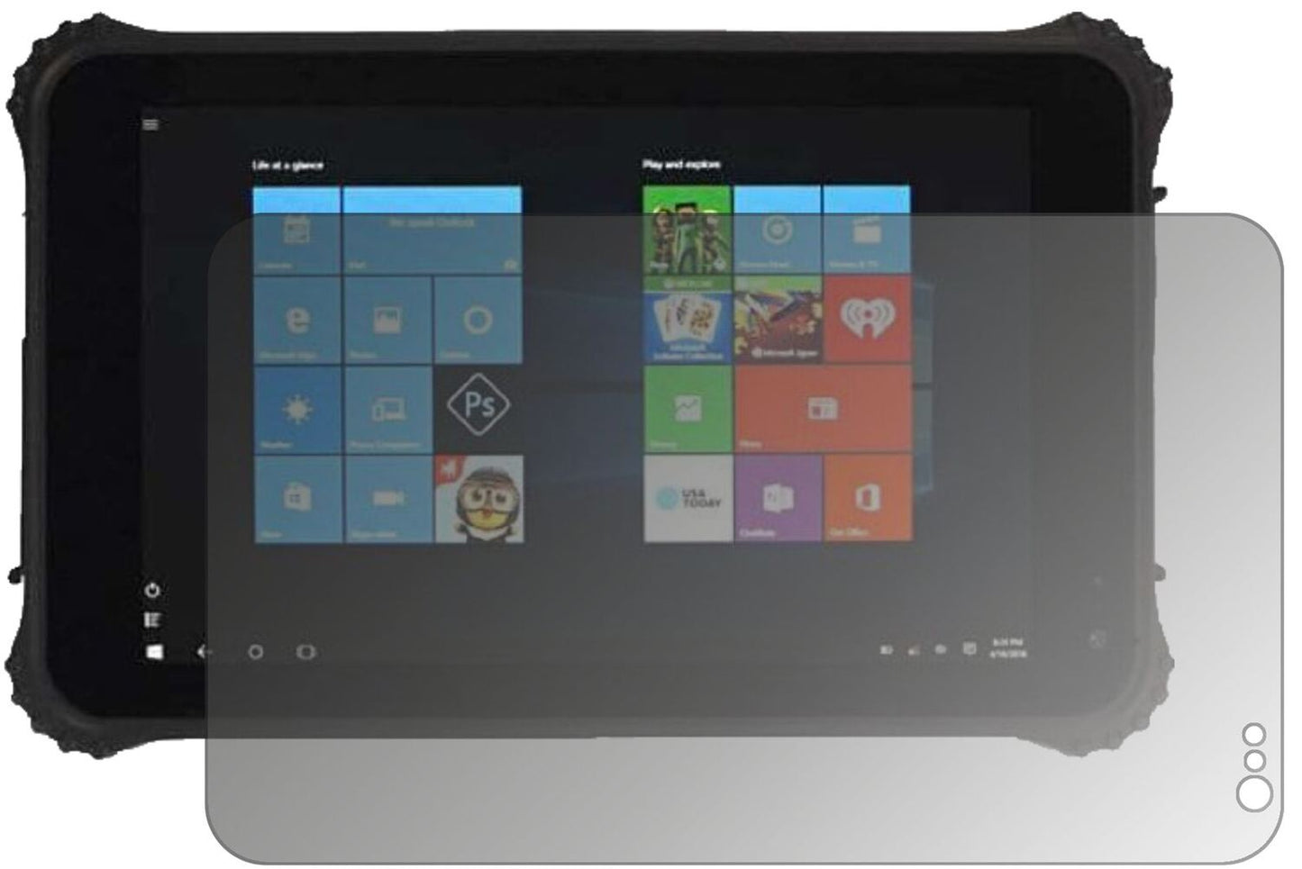 Blickschutzfolie für Rugged Tablet ID-SQ8.0 matt S (2)
