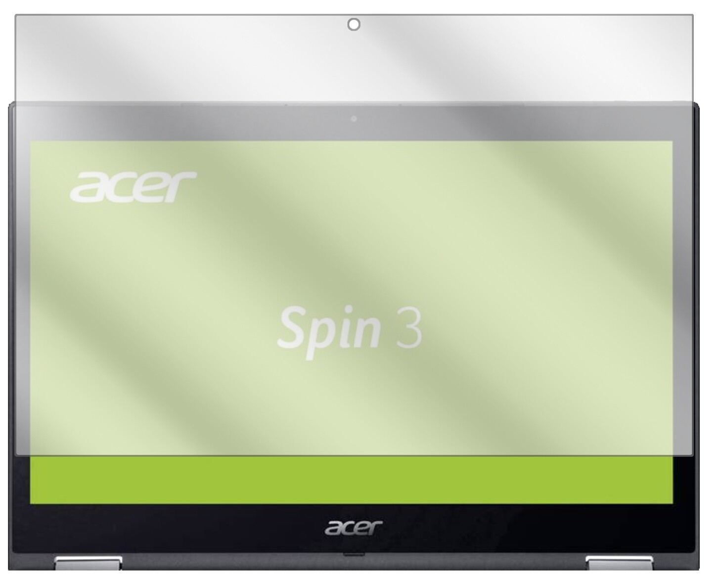 2x Schutzfolie klar für Acer Spin 3 SP314-51-34CD  (2)