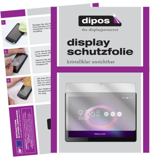 2x Schutzfolie klar für Beneve Tablet PC 10.1 Zoll (1)