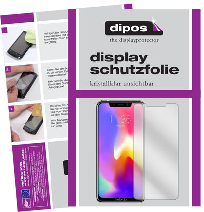 2x Schutzfolie klar für Motorola P30 Display-Schut (1)