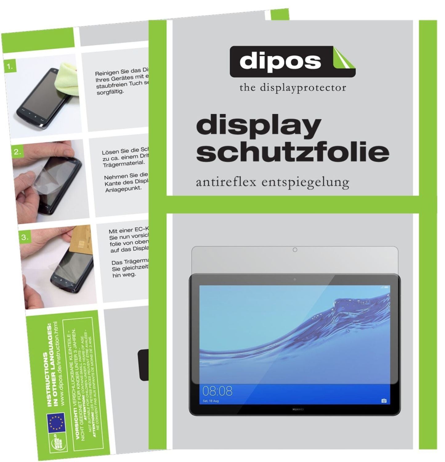 1x Schutzfolie matt für Huawei MediaPad T5 Display (2)