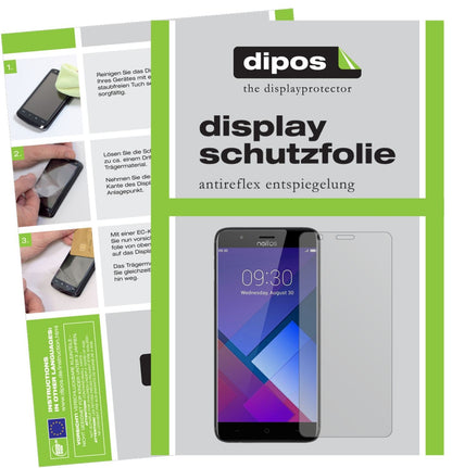 2x Schutzfolie matt für TP-Link Neffos P1 Display- (1)