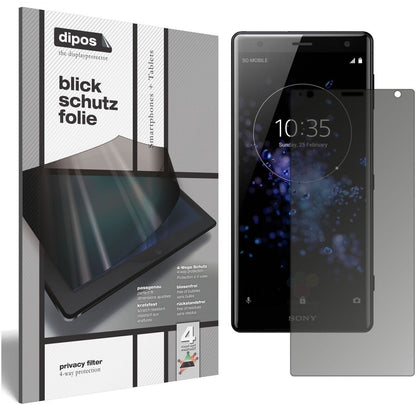 Blickschutzfolie für Sony Xperia XZ2 Premium matt  (1)