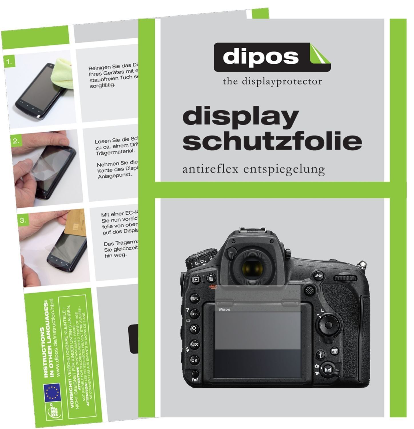 6x Schutzfolie matt für Nikon D850 SLR Display-Sch (1)
