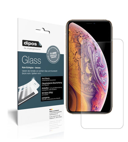1x 9H Schutzfolie matt für Apple iPhone XS Max Pan (2)