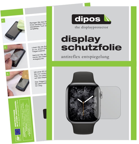 6x Schutzfolie matt für Apple Watch Series 4 44mm  (1)
