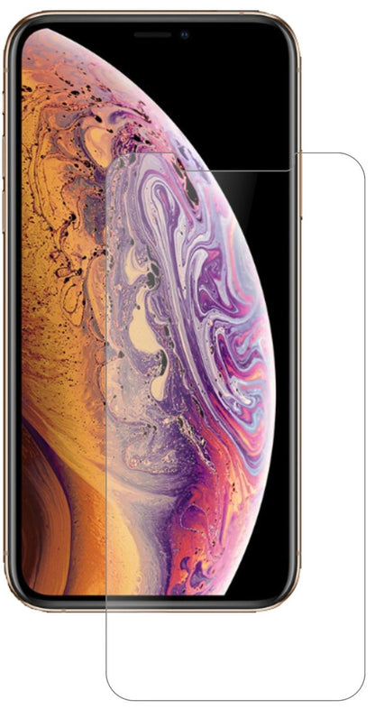 2x 9H Schutzfolie matt für Apple iPhone XS Max Pan (2)
