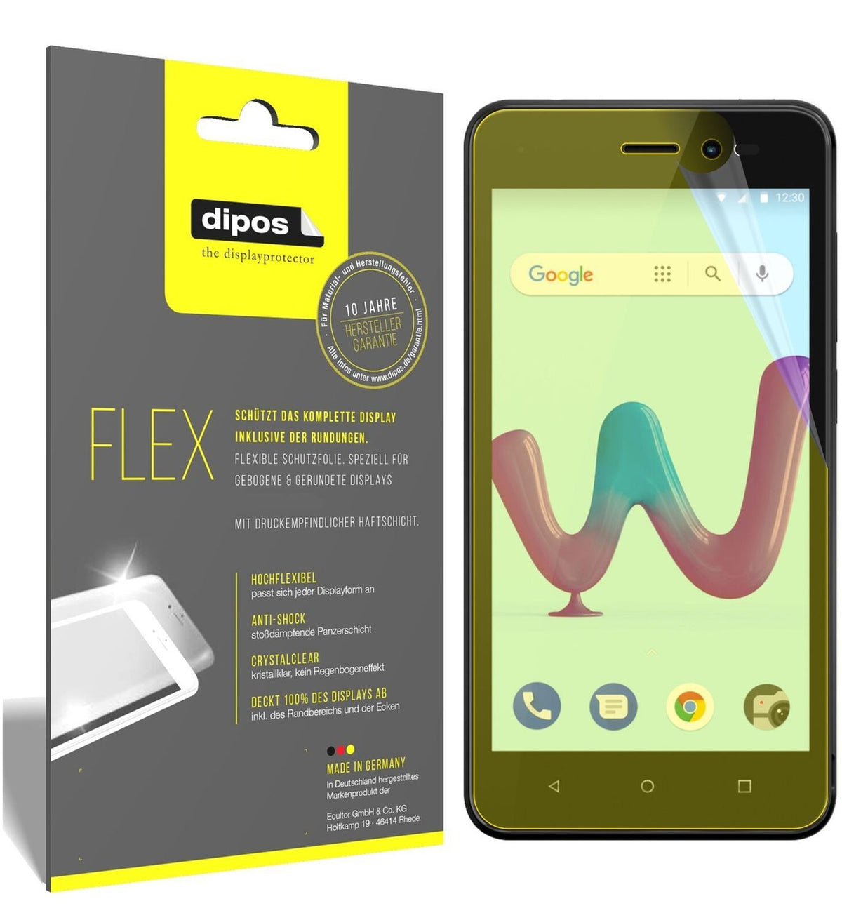 2x 3D Full Cover Schutzfolie für Wiko Sunny 3 (2)