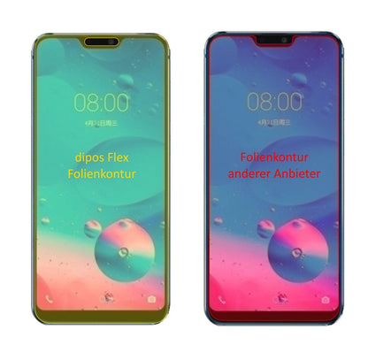 3x 3D Full Cover Schutzfolie für Hisense H20 (2)