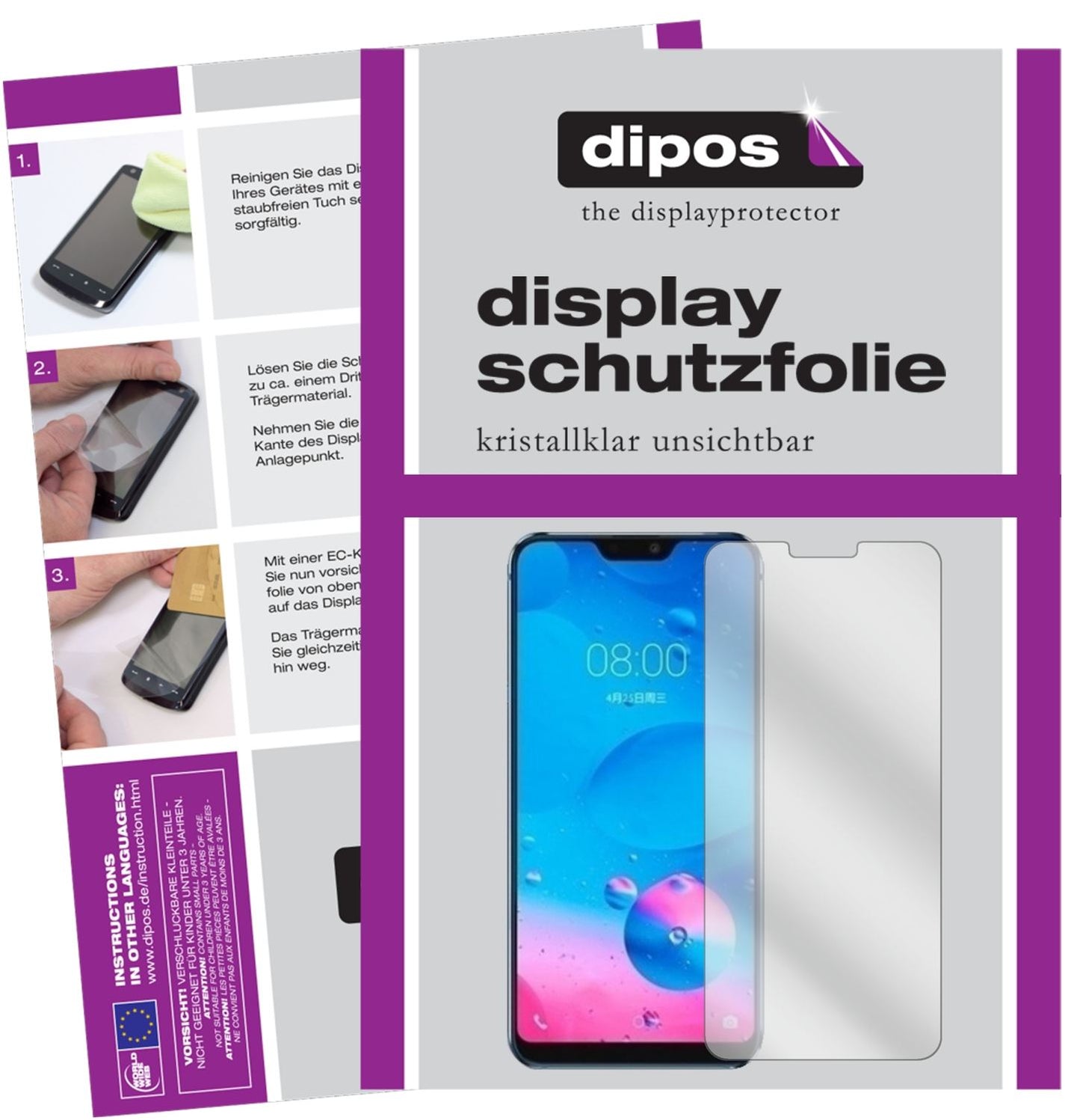 2x Schutzfolie klar für Hisense H20 Display-Schutz (1)