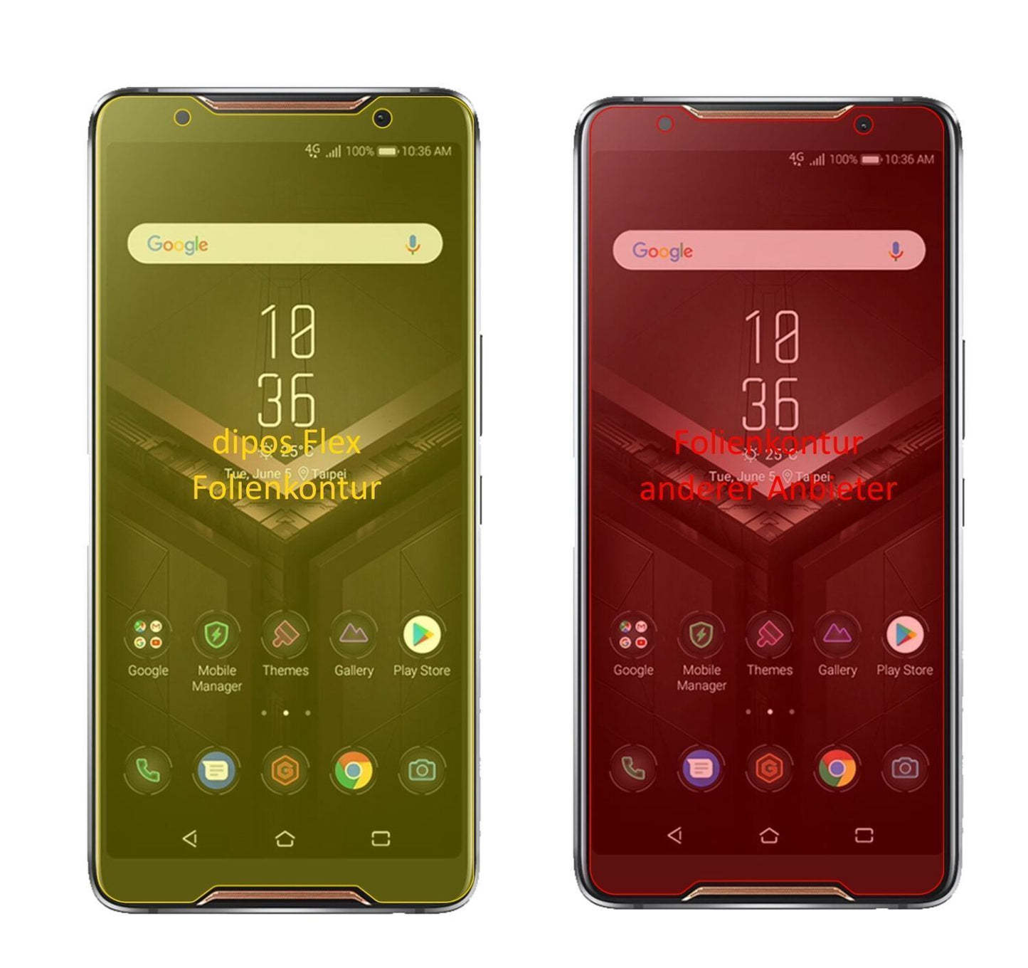 3x 3D Full Cover Schutzfolie für Asus ROG Phone (2)