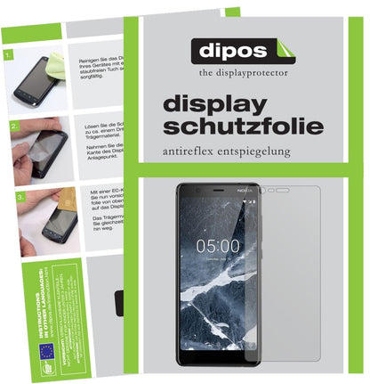 2x Schutzfolie matt für Nokia 46027 Display-Schutz (1)