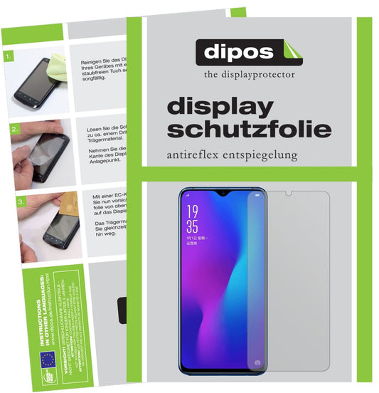 2x Schutzfolie matt für Oppo R17 Display-Schutzfol (1)