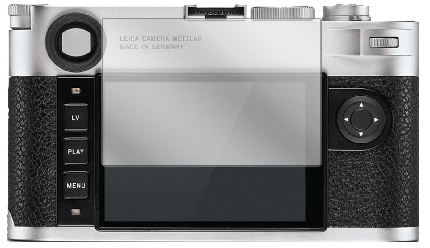 6x Schutzfolie klar für Leica M10-P 3656 Display-S (2)