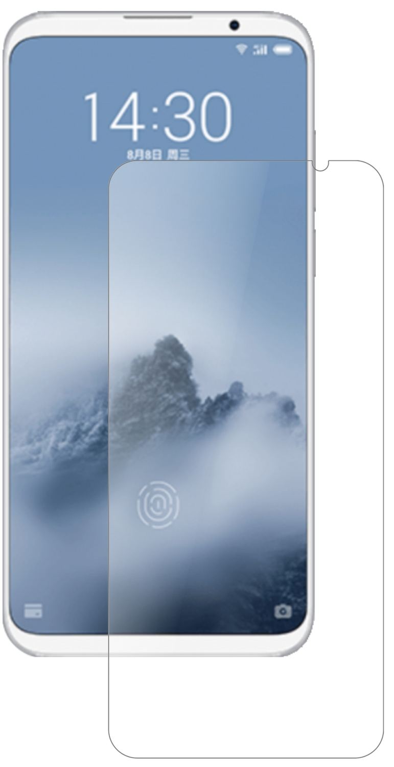 2x 9H Schutzfolie matt für Meizu 16 Plus Panzerfol (2)