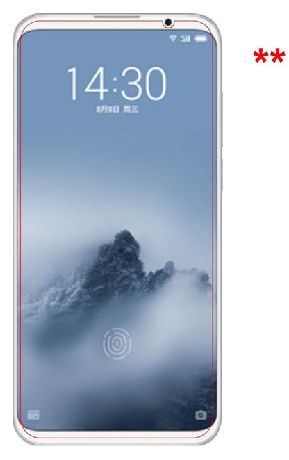 2x 9H Schutzfolie matt für Meizu 16 Plus Panzerfol (9)