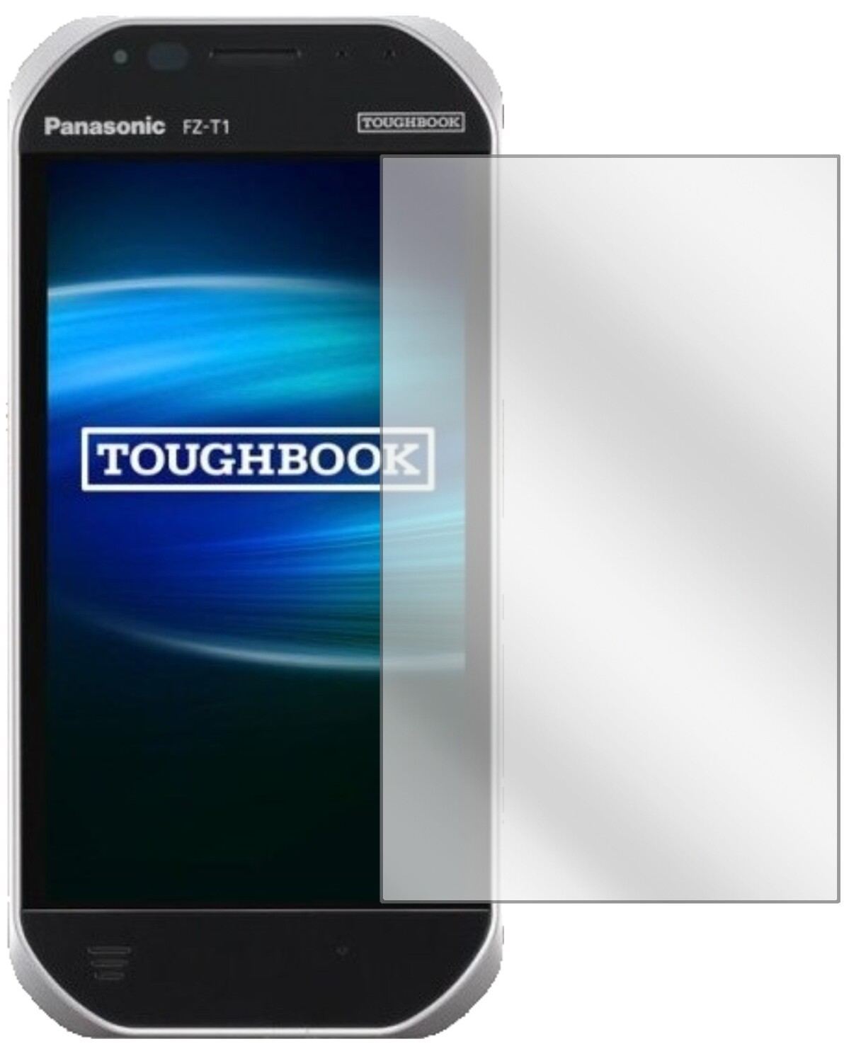 2x Schutzfolie klar für Panasonic Toughbook FZ-T1  (2)