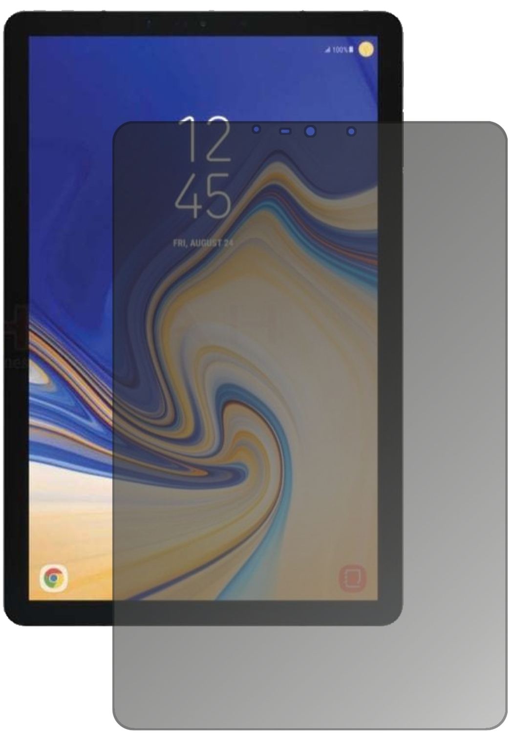 Blickschutzfolie für Samsung Galaxy Tab S4 matt Sc (2)
