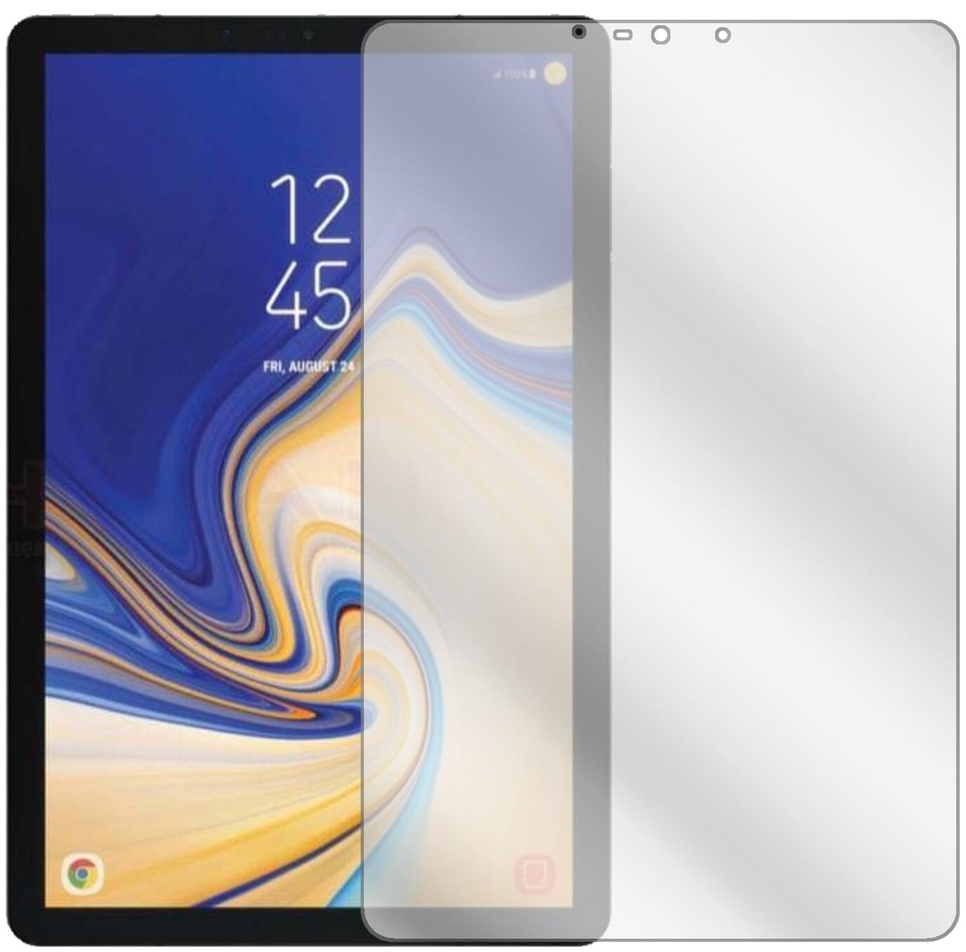 2x Schutzfolie klar für Samsung Galaxy Tab S4 Disp (2)