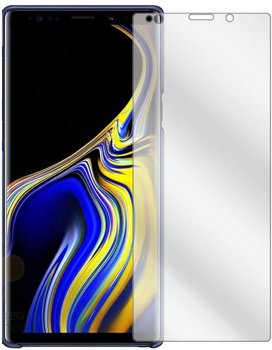 4x Schutzfolie klar für Samsung Galaxy Note 9 Disp (2)