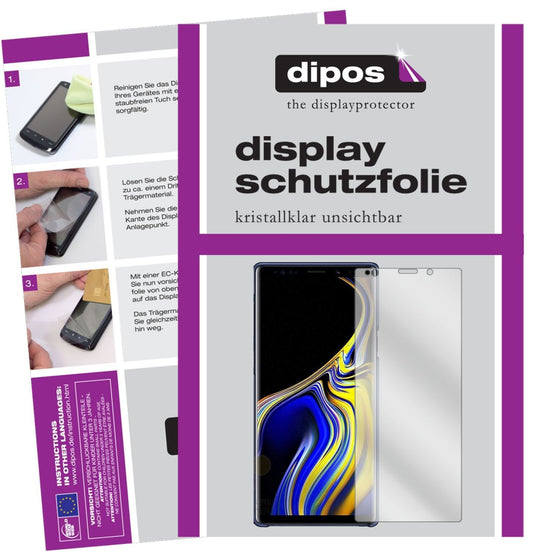 6x Schutzfolie klar für Samsung Galaxy Note 9 Disp (1)