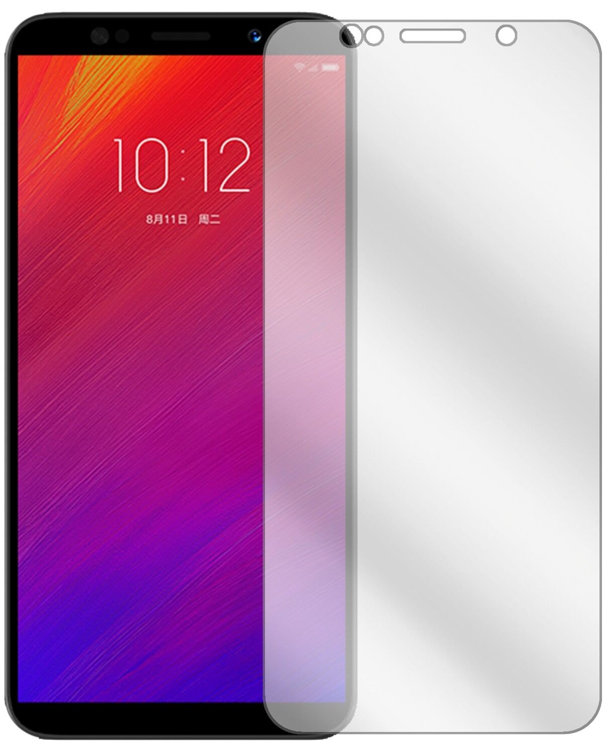 6x Schutzfolie klar für Lenovo A5 Display-Schutzfo (2)