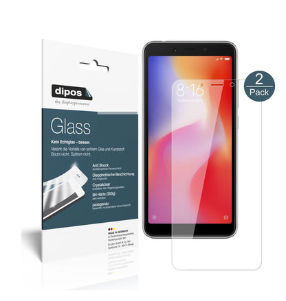 2x 9H Schutzfolie für Xiaomi Redmi 6A Panzerfolie (1)