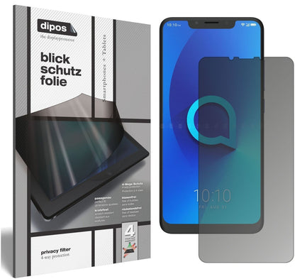 Blickschutzfolie für Alcatel 5V matt Schutzfolie P (2)