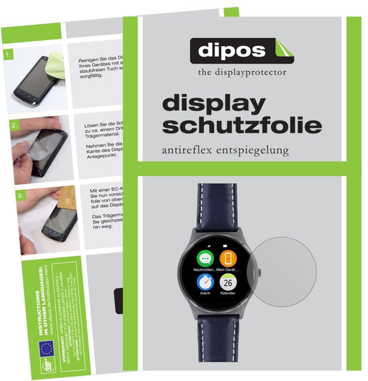 6x Schutzfolie matt für X-Watch QIN II Smartwatch  (1)