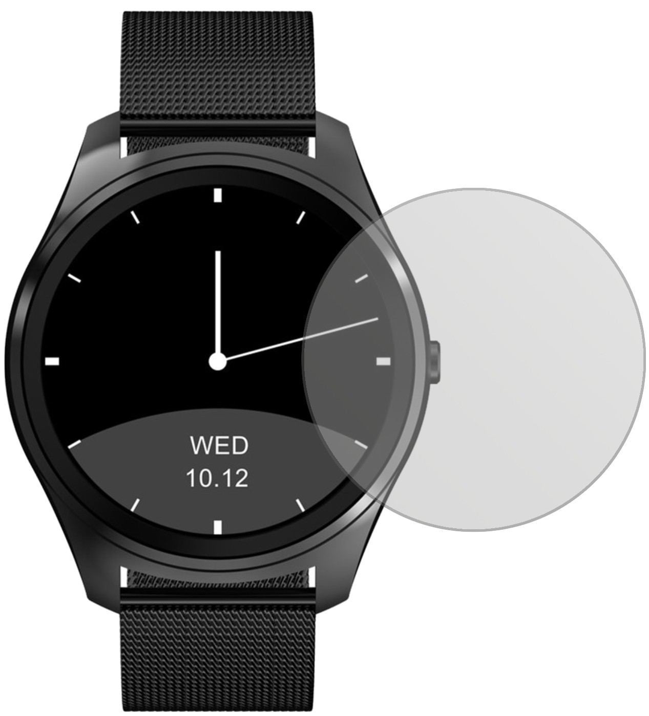 6x Schutzfolie matt für DIGGRO DI03 Smartwatch Dis (2)