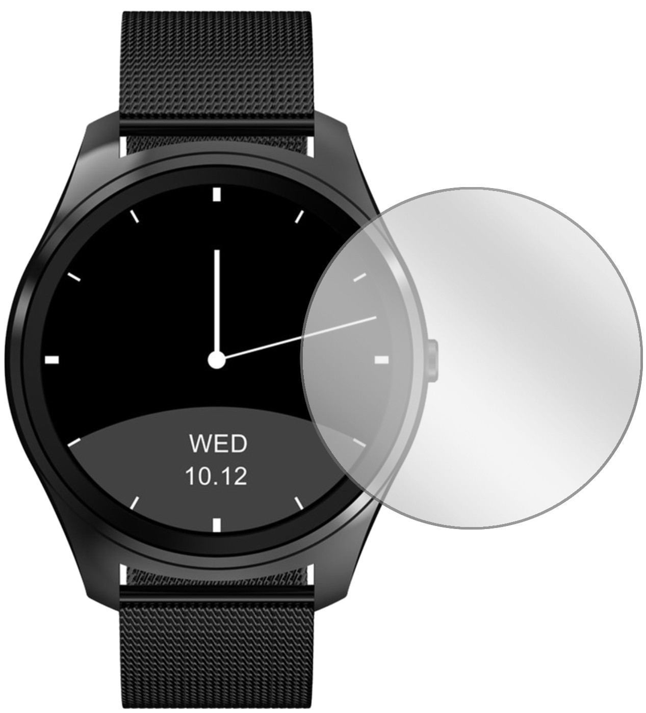 6x Schutzfolie klar für DIGGRO DI03 Smartwatch Dis (2)