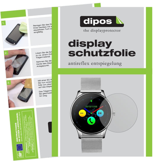 6x Schutzfolie matt für DIGGRO K88H Smartwatch Dis (1)
