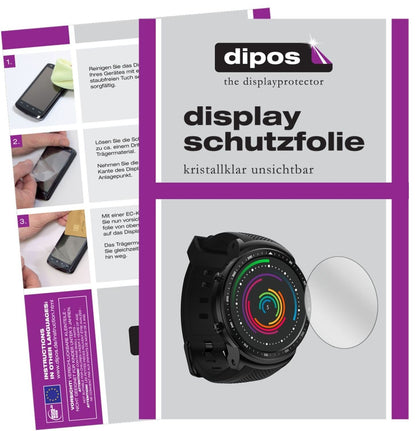 5x Schutzfolie klar für Zeblaze Thor Pro Display-S (2)