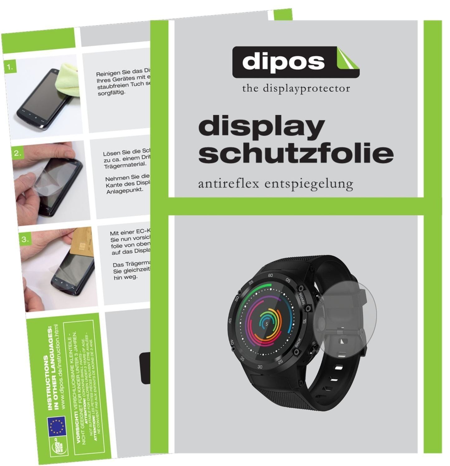 6x Schutzfolie matt für Zeblaze Thor 4 Display-Sch (1)