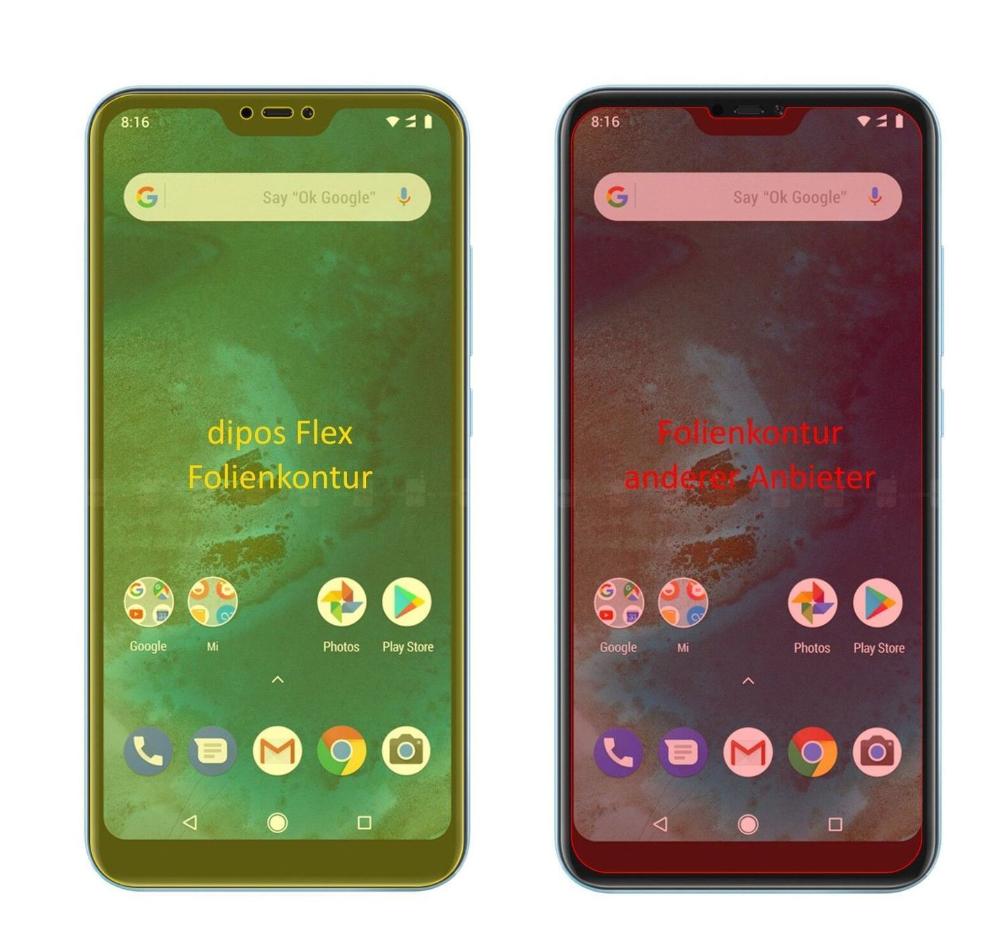 2x 3D Full Cover Schutzfolie für Xiaomi Mi A2 Lite (1)