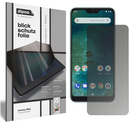 Blickschutzfolie für Xiaomi Mi A2 Lite matt Schutz (2)