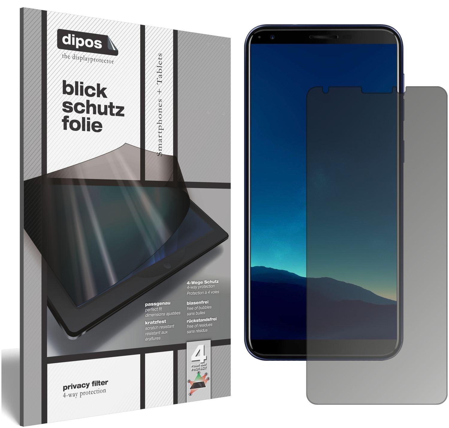 Blickschutzfolie für Cubot R11 matt Schutzfolie Pr (1)