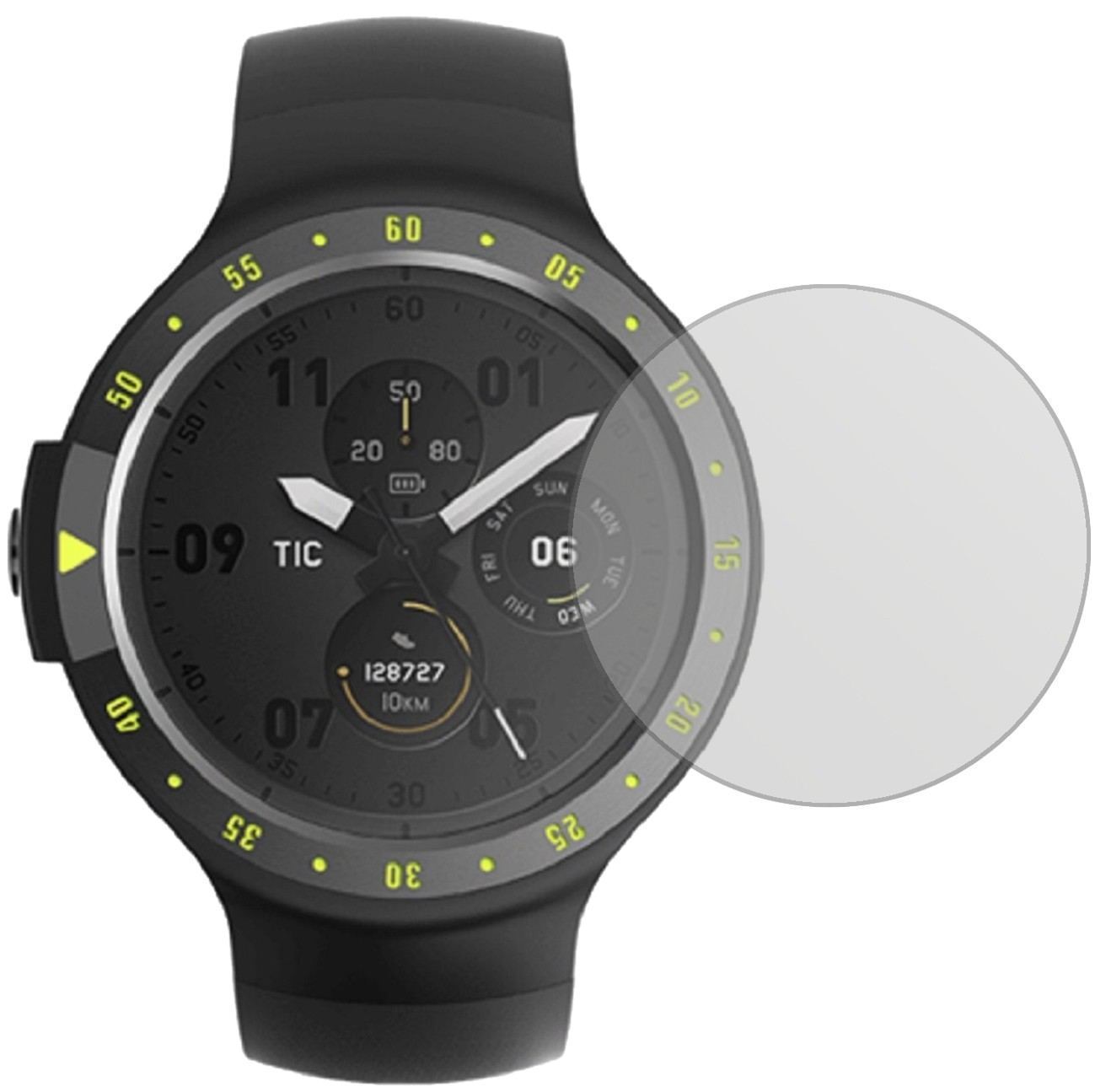 6x Schutzfolie matt für Ticwatch S Smartwatch Disp (2)