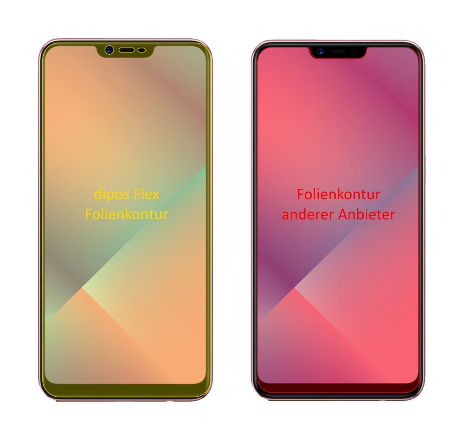 2x 3D Full Cover Schutzfolie für Oppo A5 (1)