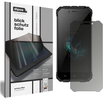 Blickschutzfolie für Ulefone Armor X matt Schutzfo (1)