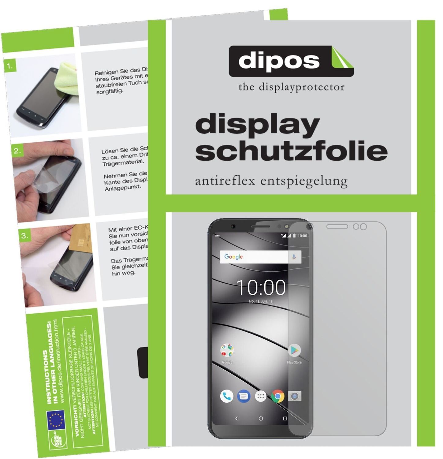 5x Schutzfolie matt für Gigaset GS185 Display-Schu (2)