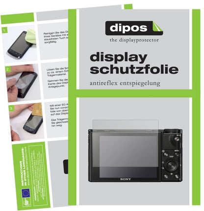 6x Schutzfolie matt für Sony DSC-RX100 VI Display- (1)