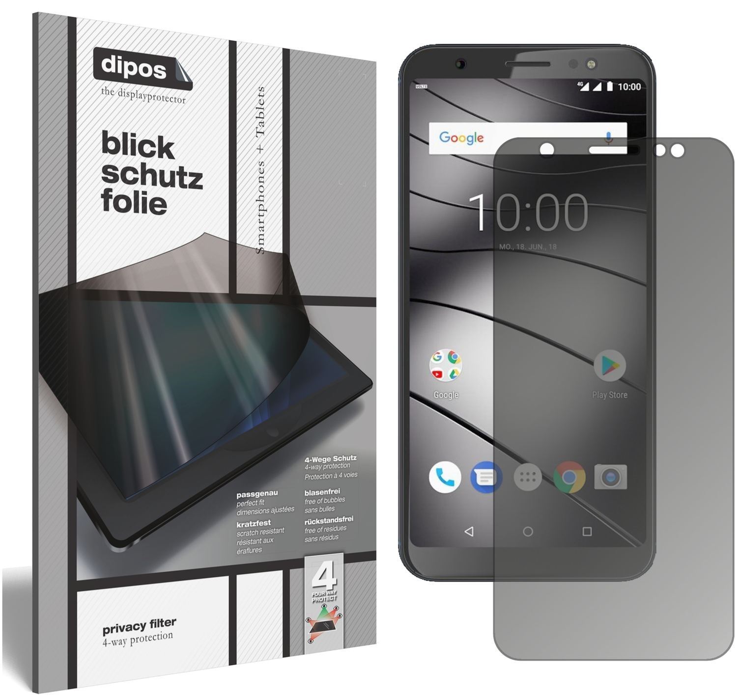 Blickschutzfolie für Gigaset GS185 matt Schutzfoli (1)