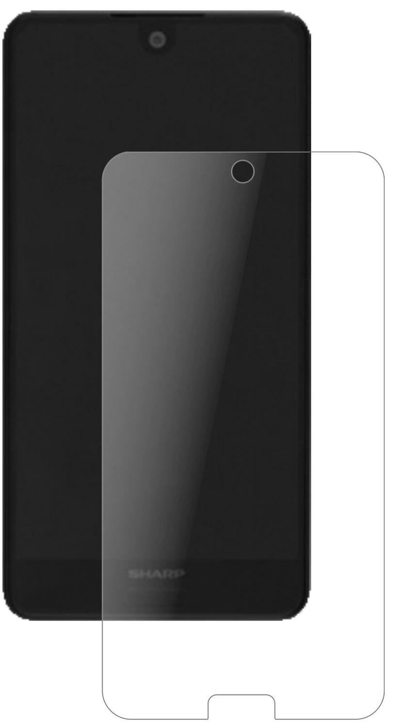1x 9H Schutzfolie matt für Sharp Aquos C10 Panzerf (1)