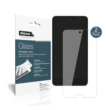 2x 9H Schutzfolie für Sharp Aquos C10 Panzerfolie (1)