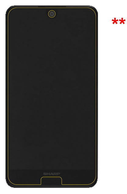 2x 9H Schutzfolie für Sharp Aquos C10 Panzerfolie (9)